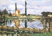 Camille Pissarro Seine china oil painting reproduction